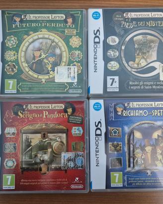 Collezione Professor Layton Nintendo DS