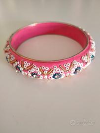 Bracciale indiano legno - anni 70