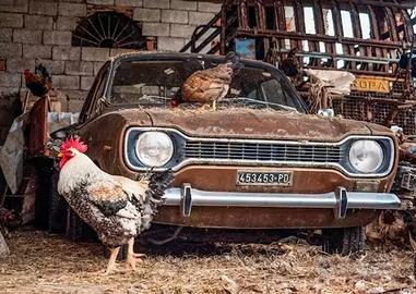 Auto d'epoca da restaurare 