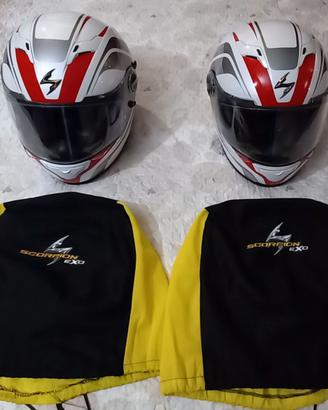 COPPIA Caschi SCORPION  EXO 500 AIR