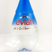 Bottiglia Acqua Evian 2000 Millenium Sigillata