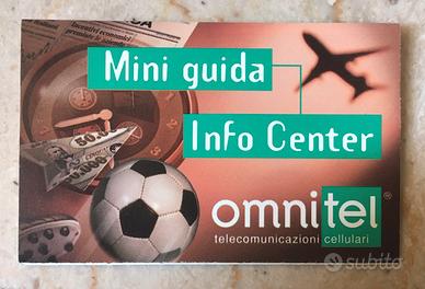 Brochure mini guida Omnitel - vintage