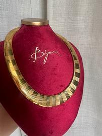 Collana vintage tubogas in costine