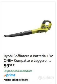 Ryobi soffia foglie