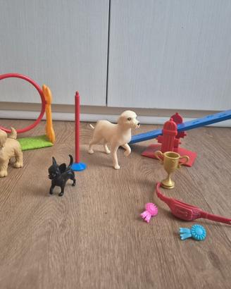 set addestramento cani barbie 