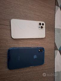 2 iPhone x e iPhone 12 pro e tablet mio tab 