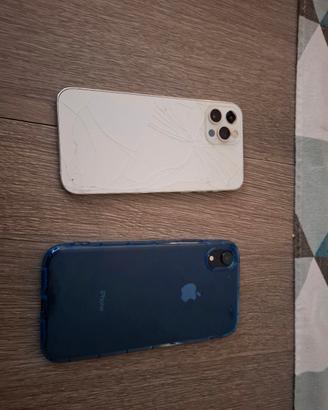 2 iPhone x e iPhone 12 pro e tablet mio tab 