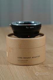 Adattatore Canon FD a Fuji X
