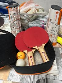 Set racchette e rete ping pong