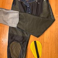 Pantaloni Blauer Gru Jeans da moto taglia 38