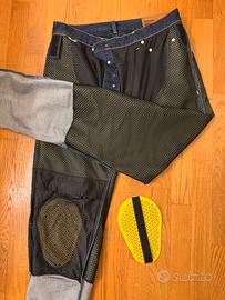 Pantaloni Blauer Gru Jeans da moto taglia 38