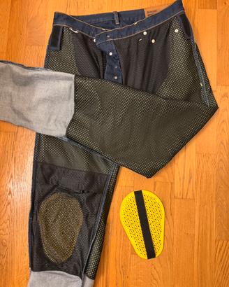 Pantaloni Blauer Gru Jeans da moto taglia 38