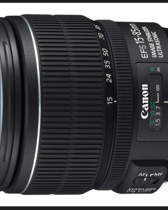Canon ef-s 15-85 zoom 15-85mm obiettivo 