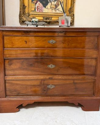 Comò classico in legno a 3 cassetti