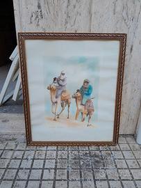 quadro stampa con cornice d'epoca 