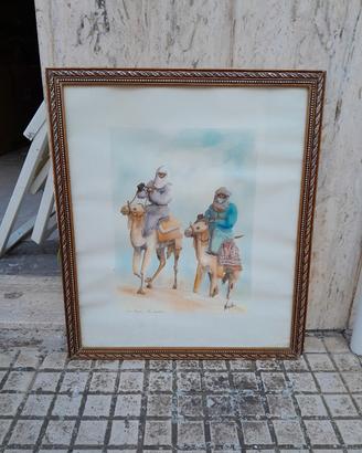 quadro stampa con cornice d'epoca 