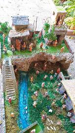 Presepe artigianale fatto a mano 