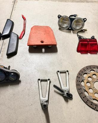Ricambi cagiva mito fari tondi + cavalletti