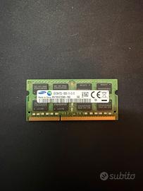 RAM 8GB DDR3L SODIMM 1600MHz (Samsung)