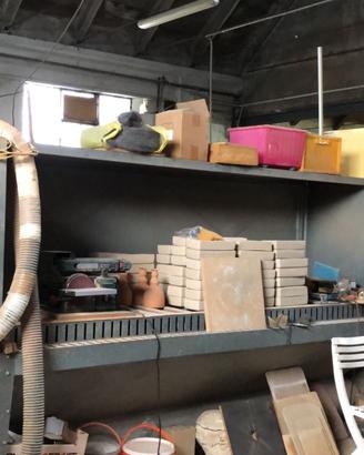 Cabina di aspirazione per carteggiatura e pulitura