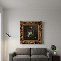 Quadro a Olio Egiziano - cornice Barocca Legno