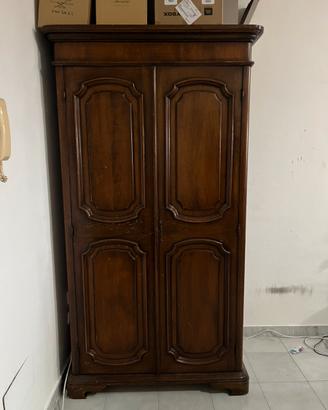 Armadio classico in legno 2 ante