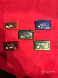 Lotto giochi pokèmon GBA