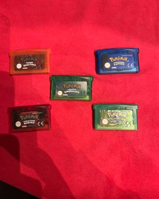 Lotto giochi pokèmon GBA
