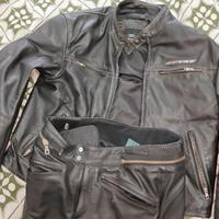 KIT GIUBBOTTO E PANTALONI MOTOCICLISTA