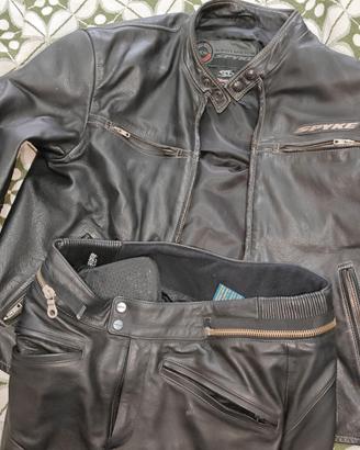 KIT GIUBBOTTO E PANTALONI MOTOCICLISTA