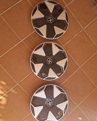 3 Copricerchi / Borchie Originali XEV yoyo  14"