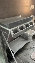 Bagnetto con fasciatoio pieghevole