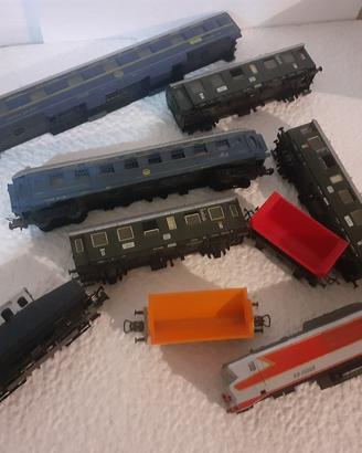 lotto rottami modellismo ferroviario h0 