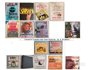 Libri a 1 euro  vedi lista completa in descrizione