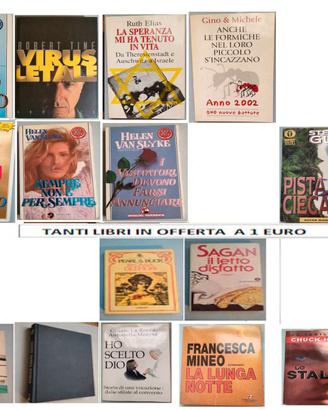 Libri a 1 euro  vedi lista completa in descrizione
