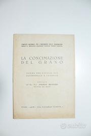Libro antico 1933 concimazione del grano manuale a
