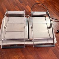 Piastra Doppia con piano cottura liscio Fiamma