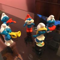 Serie completa kinder sorpresa Puffi musicisti