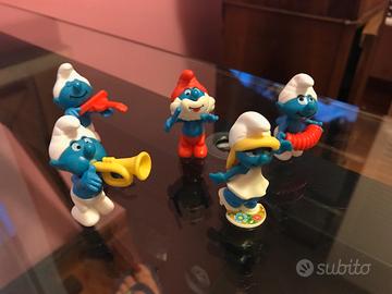 Serie completa kinder sorpresa Puffi musicisti