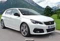 Peugeot 308 musata frontale 2016 2017