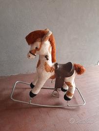 Cavallo a dondolo vintage per collezionisti 