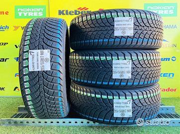 X4: Invernali 215/55R17 98V -KUMHO- al 85%