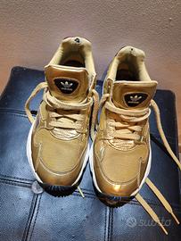scarpe adidas Falcon 39 1/3 oro