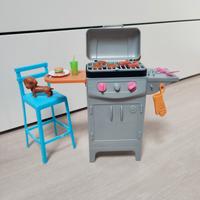 Barbie barbecue con accessori 