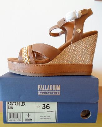 Sandali Palladium Santa 01 Lea - Marroni - 36