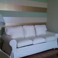 Divanoletto matrimoniale EKTORP bianco -3 posti