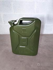 Tanica metallo 20 L verde militare 
