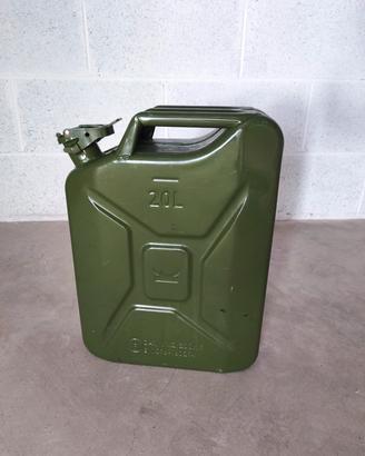 Tanica metallo 20 L verde militare 