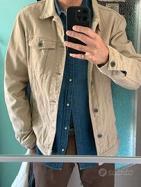 Giacca denim Pull&Bear beige tg.L