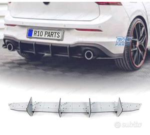 DIFFUSORE VOLKSWAGEN VW GOLF 8 NERO LUCIDO